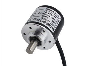 Solid Shaft Incremental Magnetic Rotary Encoder 38mm Φ8mm 42PPR AB Phase 5-24VDC