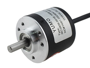 Solid Shaft Rotary Encoder 38mm 6mm shaft 100PPR A,B Phase IP51 Incremental Encoder