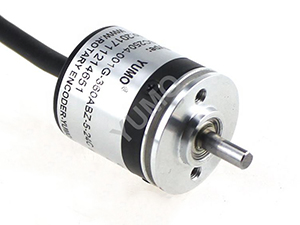 Mini Solid Shaft Incremental Rotary Encoder 25mm shaft 4mm 360PPR 5-24VDC